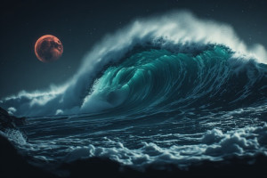 Giant rogue wave in Devil's Sea under blood moon - P1.jpg