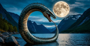 Giant prehistoric sea serpent in Norwegian fjord - S.jpg