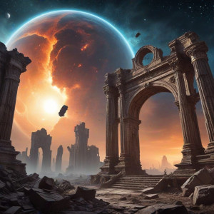 Cosmic Horror Over Apocalyptic Ruins - МXL.jpg