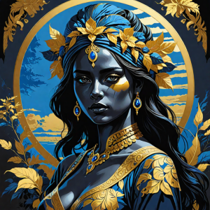 Beautiful female tulpa under Black Sun - H14.png