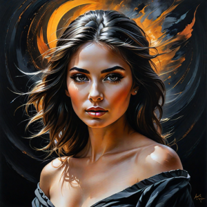Beautiful female tulpa under Black Sun - H18.png