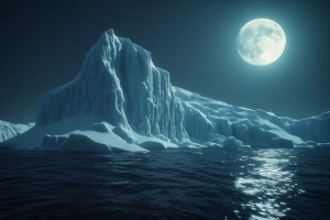 The Mythology Iceberg in Atlantic ocean under full moon - P3.jpg