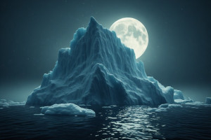The Mythology Iceberg in Atlantic ocean under full moon - P4.jpg