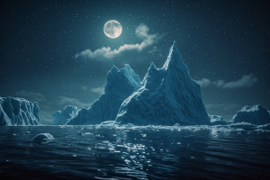 The Mythology Iceberg in Atlantic ocean under full moon - P5.jpg