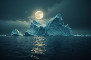 The Mythology Iceberg in Atlantic ocean under full moon - P6.jpg