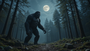 Giant bigfoot in Bavarian forest under full moon - PL.png