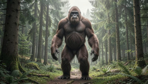 Giant bigfoot in Bavarian forest under full moon - F29.jpg
