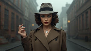 Beautiful female detective in 1940s Berlin - L.jpg
