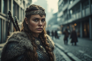 Beautiful Nordic goddess in modern city - P3.jpg
