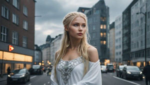 Beautiful Nordic goddess in modern city - FX.jpg