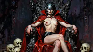 a-bare-chested-bloodthirsty-robber-princess-in-a-tight-black-leather-shorts-a-space-insect-helmet-an.webp