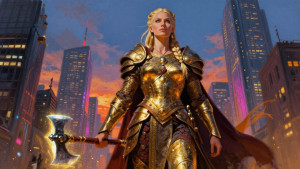 Beautiful Viking goddess in modern city - Z.jpg