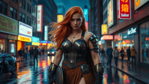 Beautiful Viking goddess in modern city - JFL.jpg