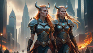 Beautiful Viking goddess in modern city - CXL.jpg