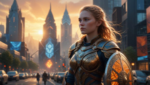 Beautiful Viking goddess in modern city - AXL.jpg