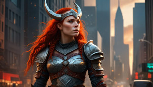 Beautiful Viking goddess in modern city - FXL.jpg