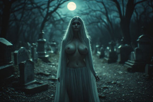 Beautiful naked ghost woman in abandoned cemetery - P4.jpg