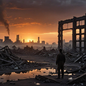 A lone figure surveys the ruins of metropolis - R4.jpg