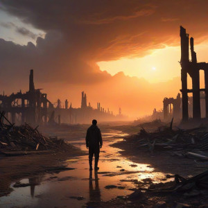 A lone figure surveys the ruins of metropolis - J9.jpg