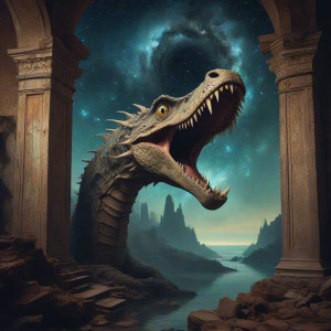 A colossal sea serpent in ruins - J9.jpg