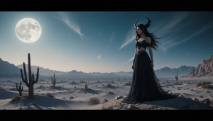 Beautiful demoness of the desert under full moon - PL.png