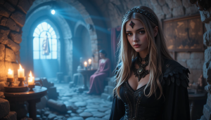 Beautiful female heretic in the dungeon of Holy Inquisition - PL.png
