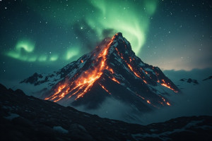 Burning mountain under aurora borealis - P5.jpg