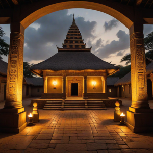Temple of Ogun in African village  - H1.png