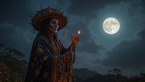 Vodou priestess in Haiti under full moon - PL1.png
