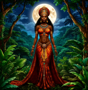 Orisha in African jungle - Ш.png
