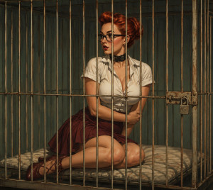 Mandy is in a cage.jpg