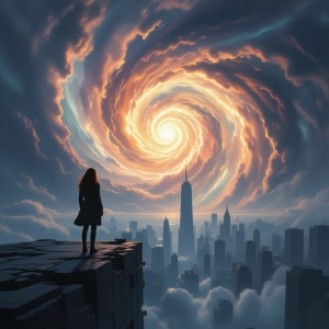 Woman on Shattered Skyscraper - Н11.jpg