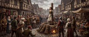 A witch burning in a marketplace.jpg