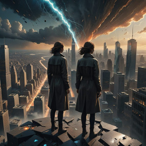 Woman on Shattered Skyscraper - DXL.jpg