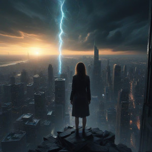 Woman on Shattered Skyscraper - JXI.jpg