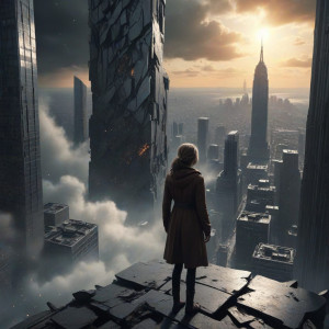 Woman on Shattered Skyscraper - МXL.jpg