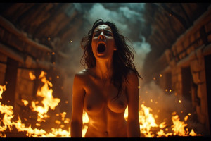 Beautiful naked woman inside burning incinerator - P3.jpg