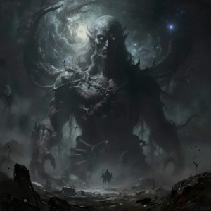 City of fire and ice in fantasy land under full moon - Z.jpg