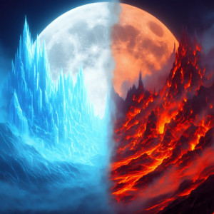 City of fire and ice in fantasy land under full moon - F24В.jpg