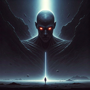 A colossal, ancient deity with eyes like dying stars - G3.jpg