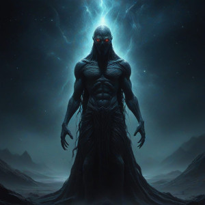 A colossal, ancient deity with eyes like dying stars - JXI.jpg