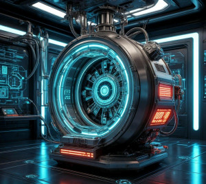 Time machine in futuristic lab.jpg