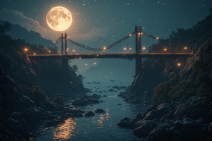 Bridge into parallel Universe under full moon - P3.jpg