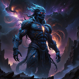 A colossal, ancient deity with eyes like dying stars - BXL.jpg