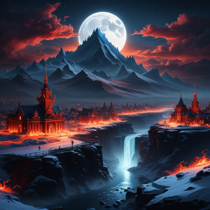 City of fire and ice in fantasy land under full moon - FXL.jpg