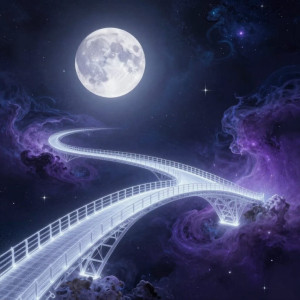 Bridge into parallel Universe under full moon - Z.jpg