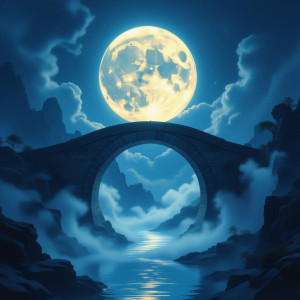 Bridge into parallel Universe under full moon - Н11.jpg