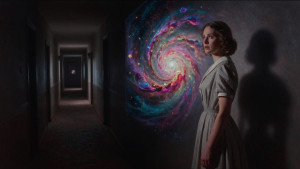 German woman inside corridor into parallel Universe - F29.jpg