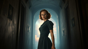 Beautiful German woman in 1940s dress - FS.jpg