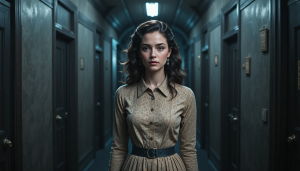 Beautiful German woman in 1940s dress - PL3.png